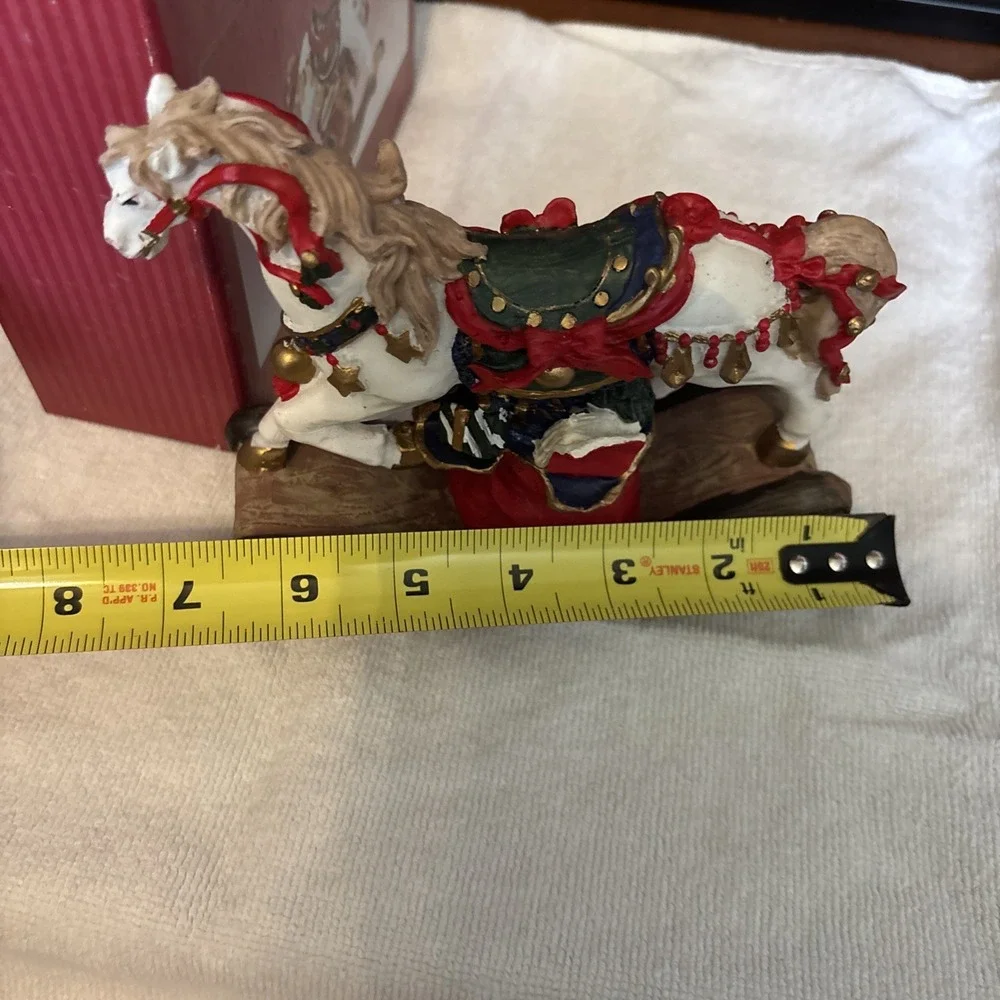 Vintage Giny Ornate Old-World Christmas Rocking Horse-1989 Precious Memories